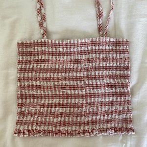 Forever 21 Smocked Crop Top